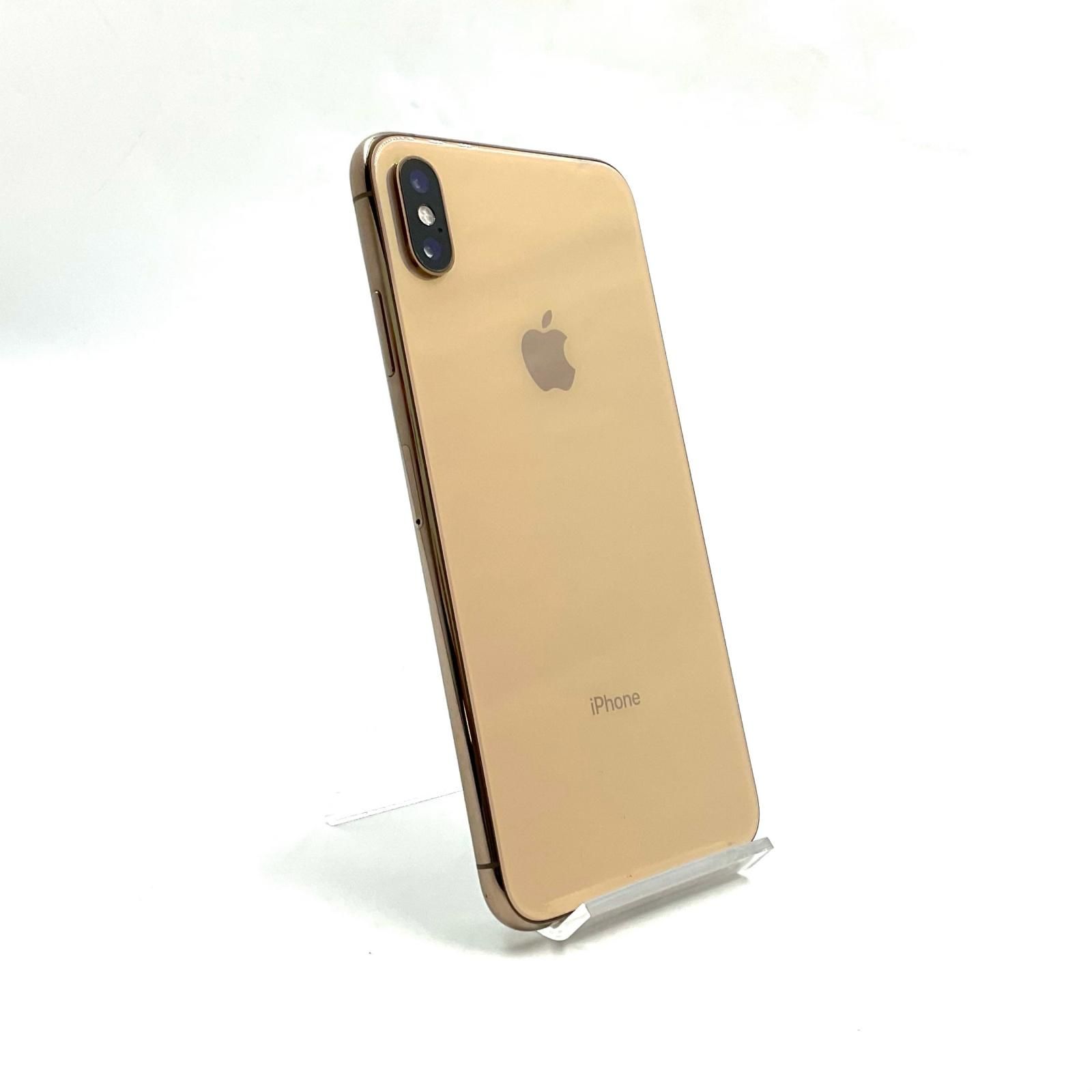 最速発送】 iPhone XS Max 256GB ゴールド au 白ロム【難有】 77