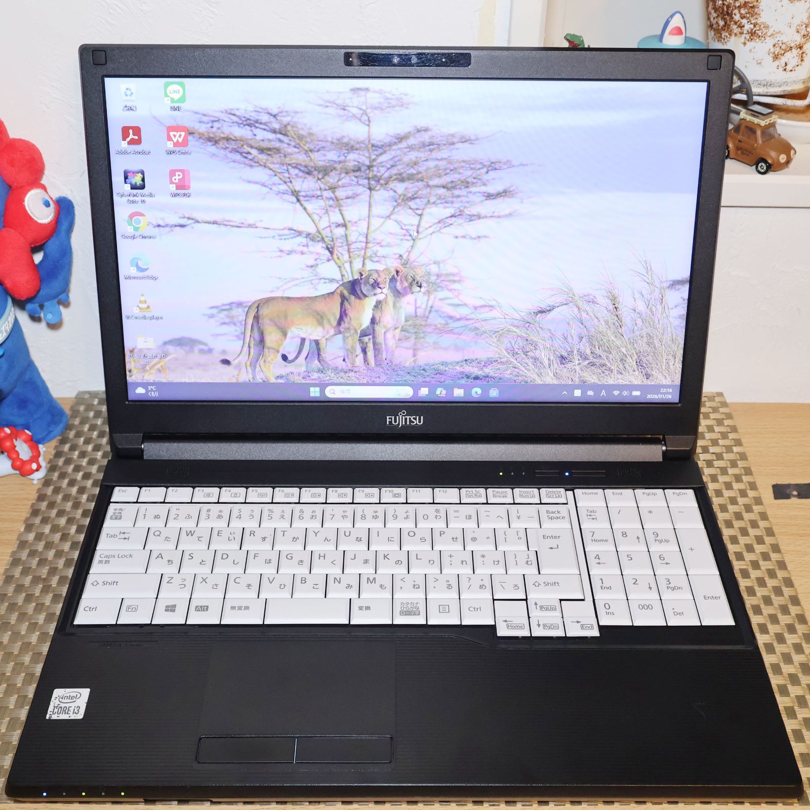 Win11公式対応10世代i3/メ8/新品SSD/DVD/無線/HDMI/カメラ - メルカリ