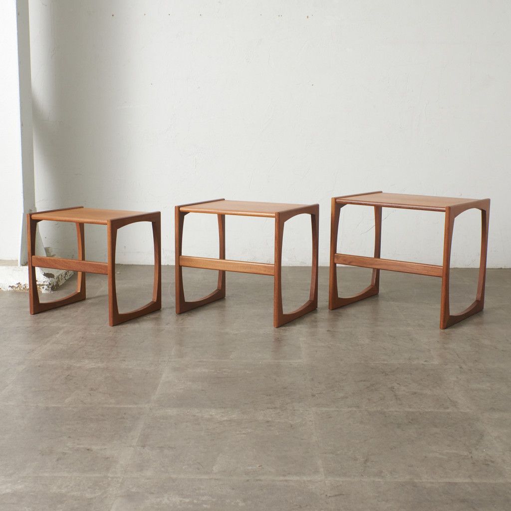G-PLAN Quadrille ネストテーブル ヴィンテージ チーク 英国