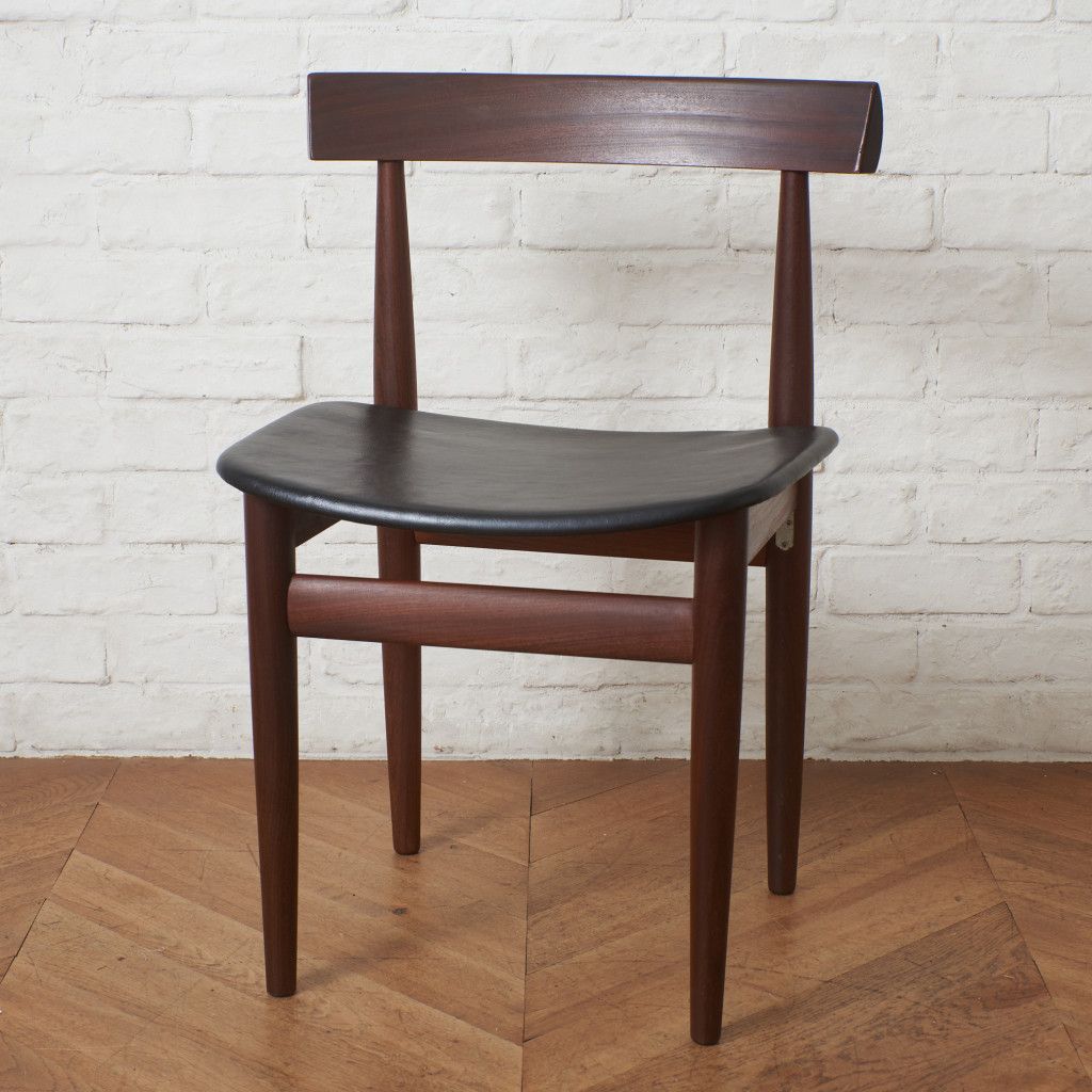 デンマーク Frem Rojle ダイニングチェア チーク Hans Olsen 北欧