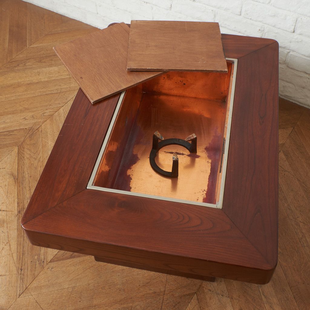 欅 囲炉裏 テーブル 関西火鉢 ローテーブル 座卓 和家具 民芸 センター