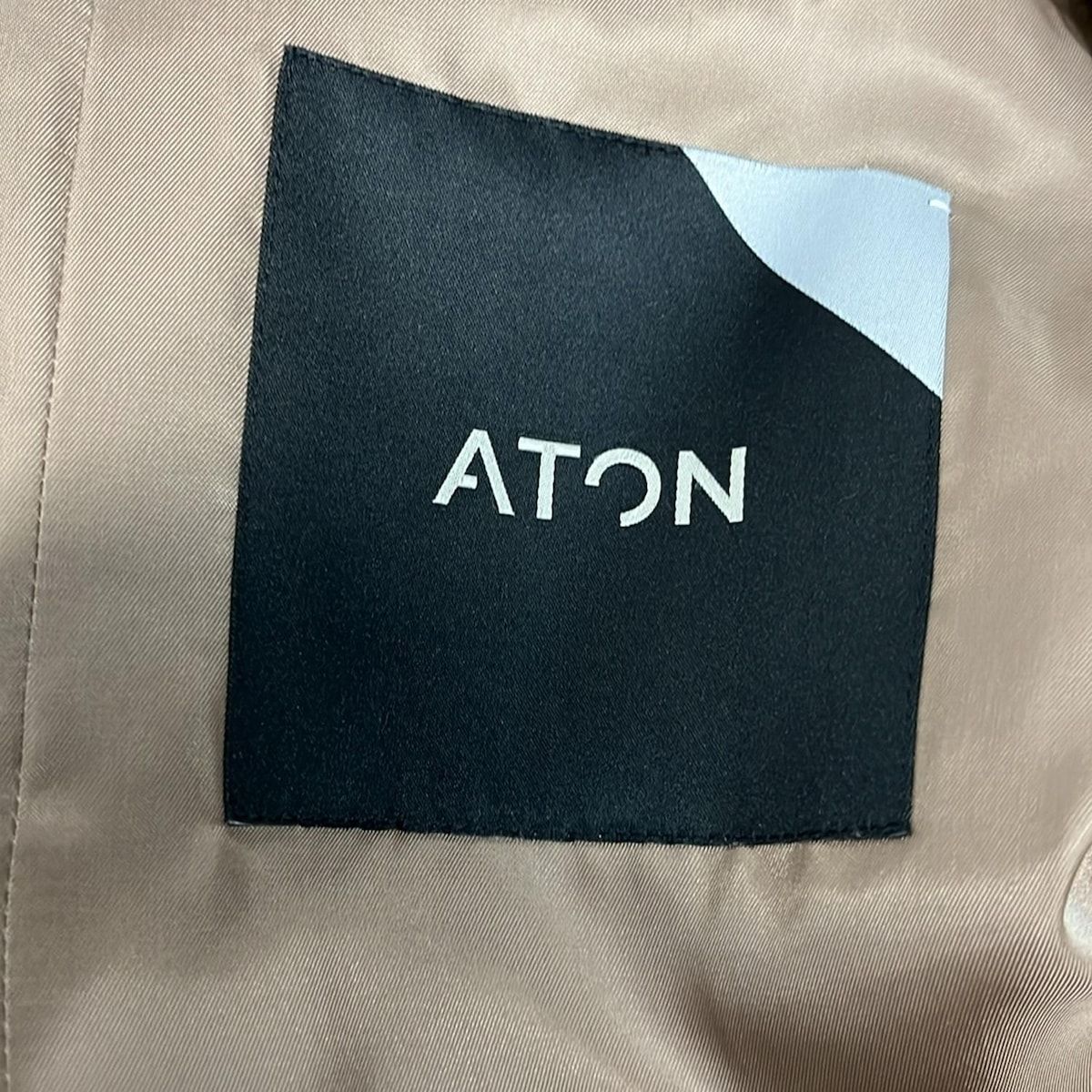 ATON(エイトン) コート サイズ02 M レディース美品 - ブラウン 長袖  
