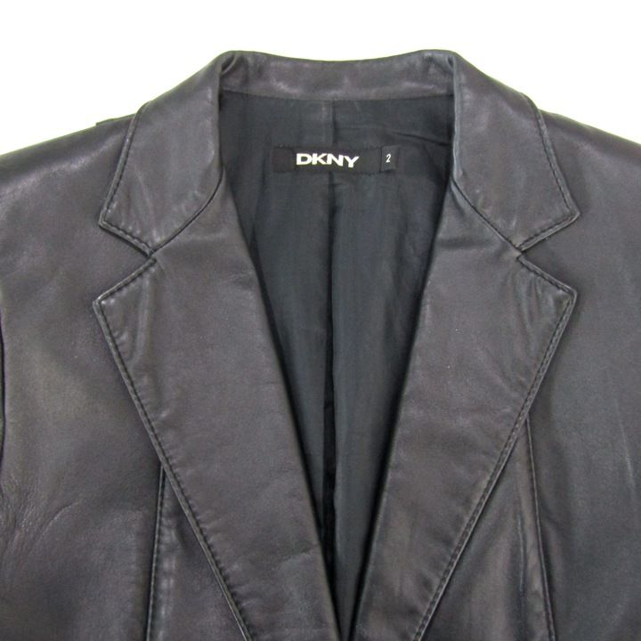 ディーケーエヌワイ テーラードジャケット アウター レザージャケット