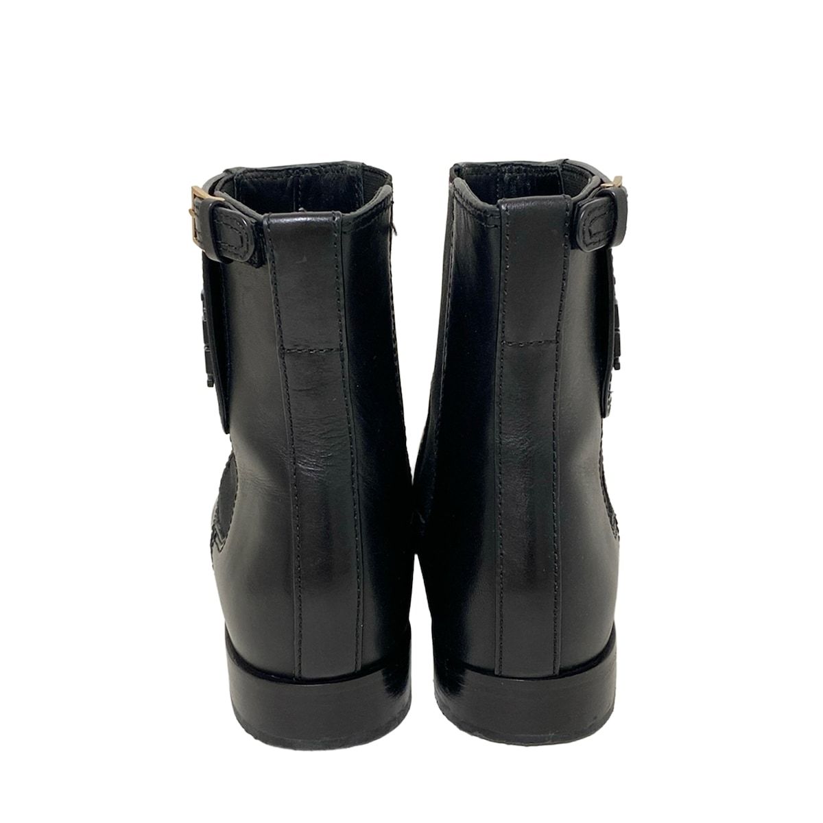 Tory Burch 黒ラバーショートブーツ Tory Burch 黒ラバーショートブーツ Tory Burch 黒ラバーショート