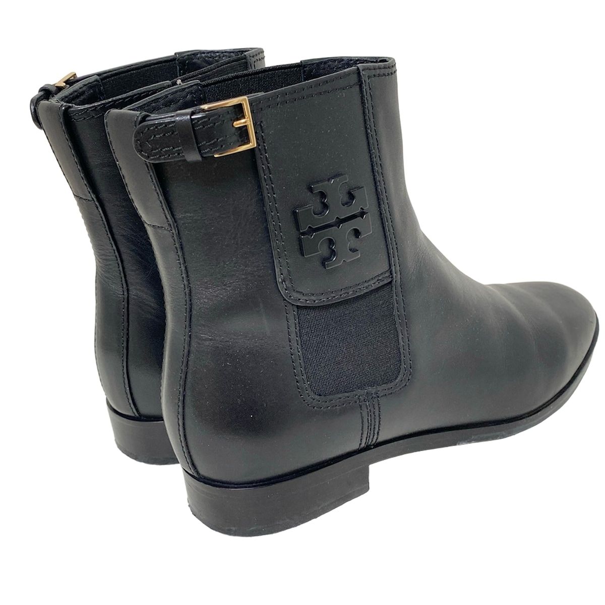 TORY BURCH(トリーバーチ) ショートブーツ 7M レディース - 黒