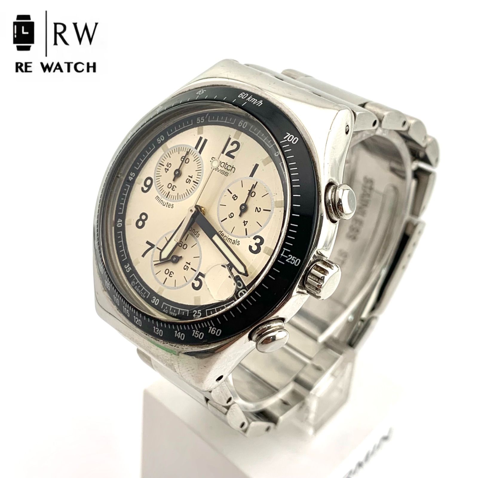 中古】Swatch Irony AG 1999 クロノグラフ 腕時計 - メルカリ