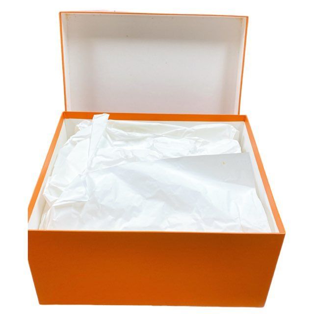 エルメス 箱 バッグ用 38.5×34×18cm オレンジ 空箱 化粧箱 空き箱