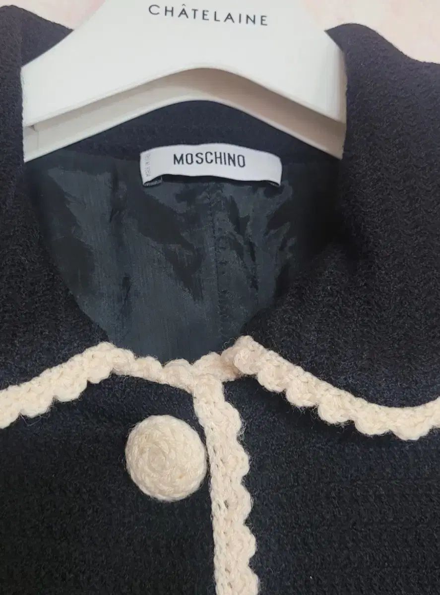 モスキーノ パール ニット ジャケット - メルカリ
