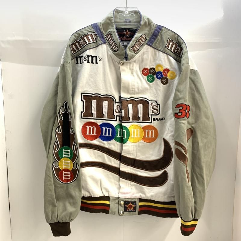 中古】オールド JH Design M＆Ms レーシングジャケット XL ホワイト[92