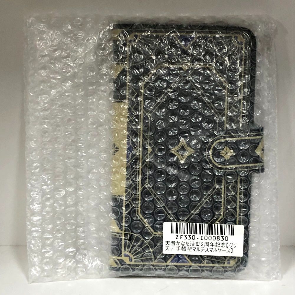 27.【未開封】天音かなた 手帳型 マルチスマホケース 活動2周年記念