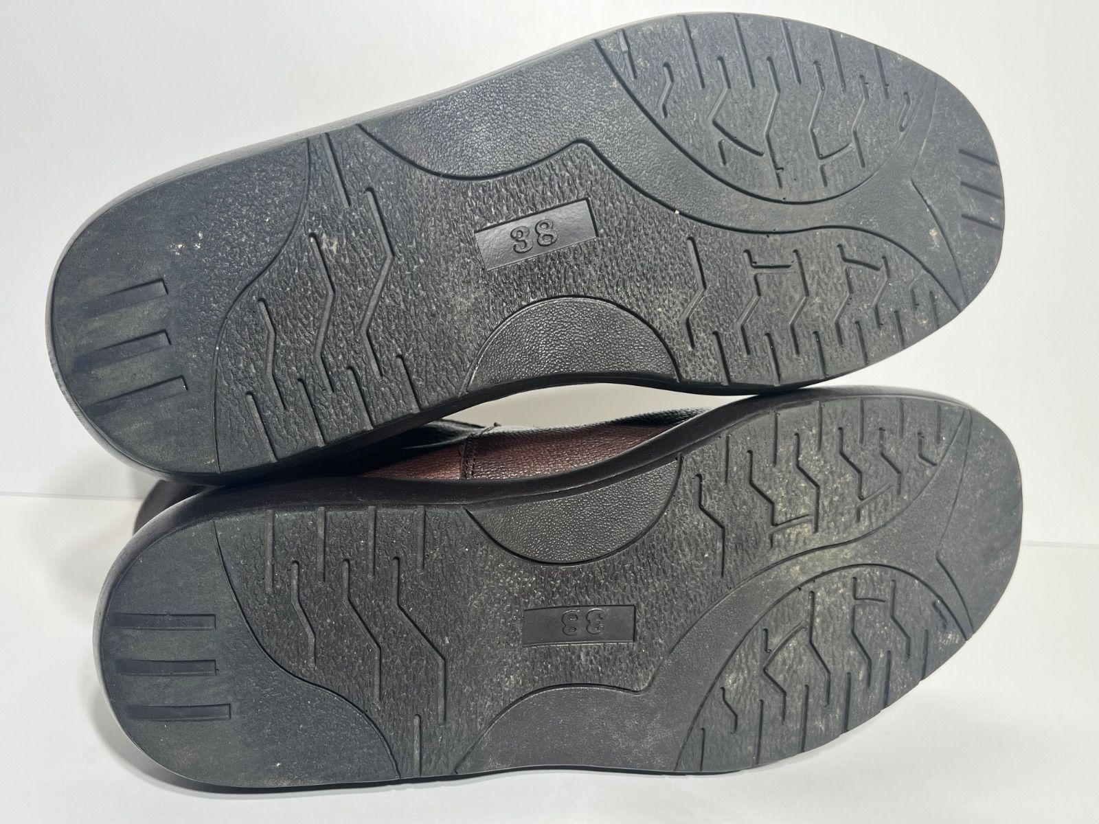 美品 SAYA サヤ ダブルジップ 本革 ショートブーツ ダークブラウン