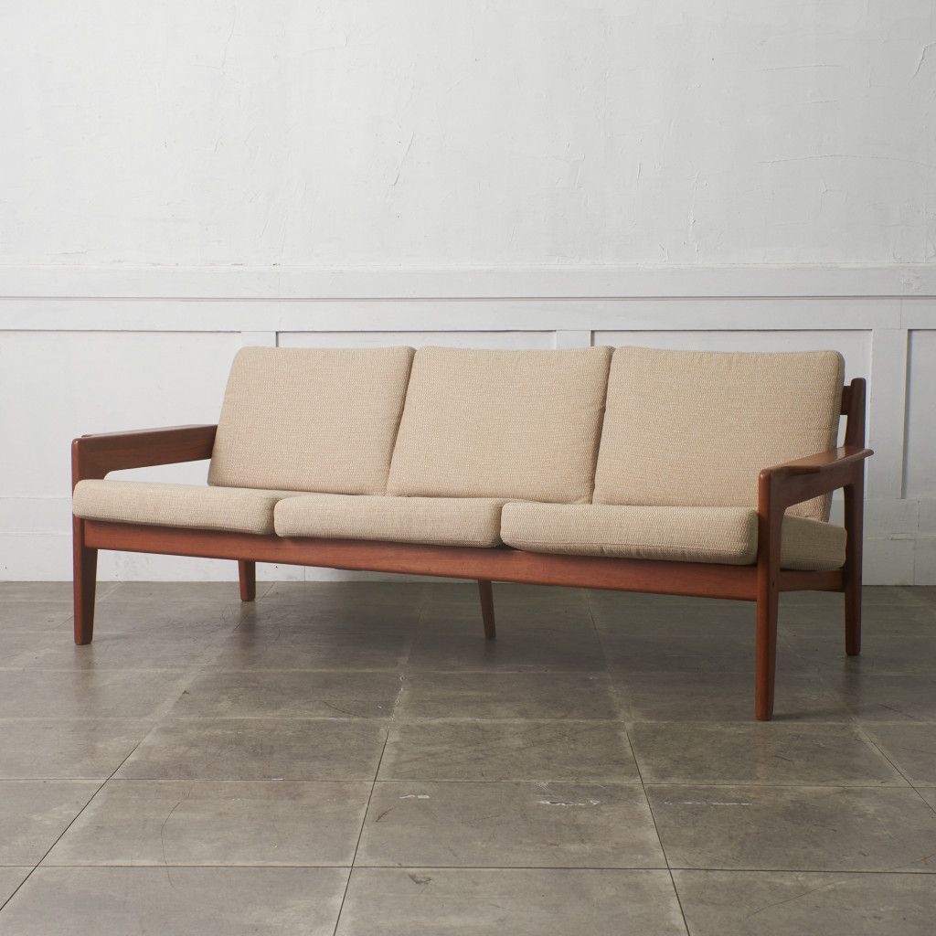 北欧　デンマーク　ビンテージ　1人掛け　ソファ　脚付き　チーク 北欧 ビンテージ 1人掛け ソファ 脚付き チークの通販 by gon's shop