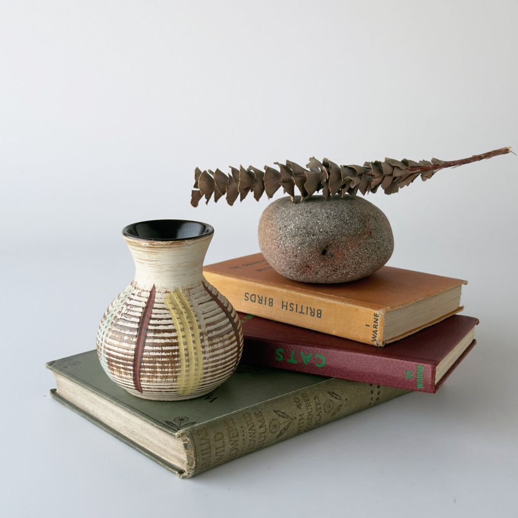 西ドイツ German Art Pottery ヴィンテージ フラワーベース