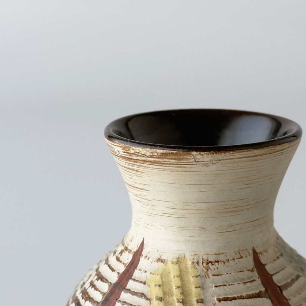 西ドイツ German Art Pottery ヴィンテージ フラワーベース