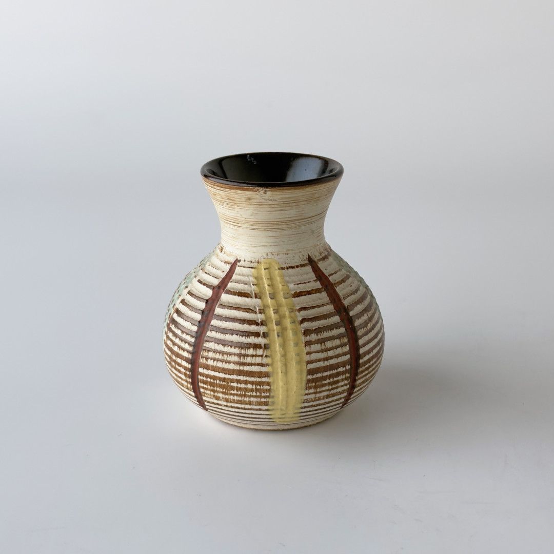 西ドイツ German Art Pottery ヴィンテージ フラワーベース