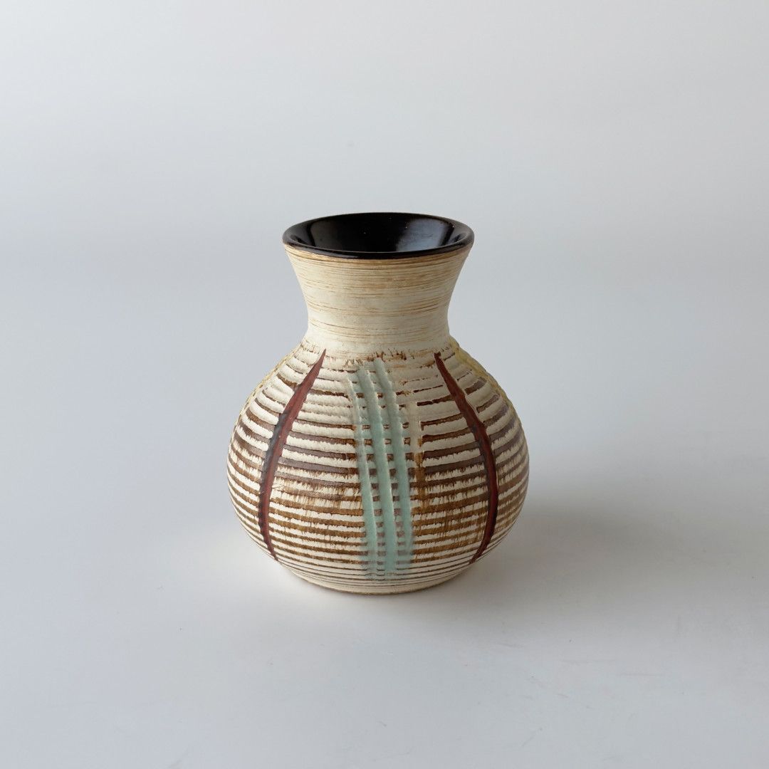 西ドイツ German Art Pottery ヴィンテージ フラワーベース
