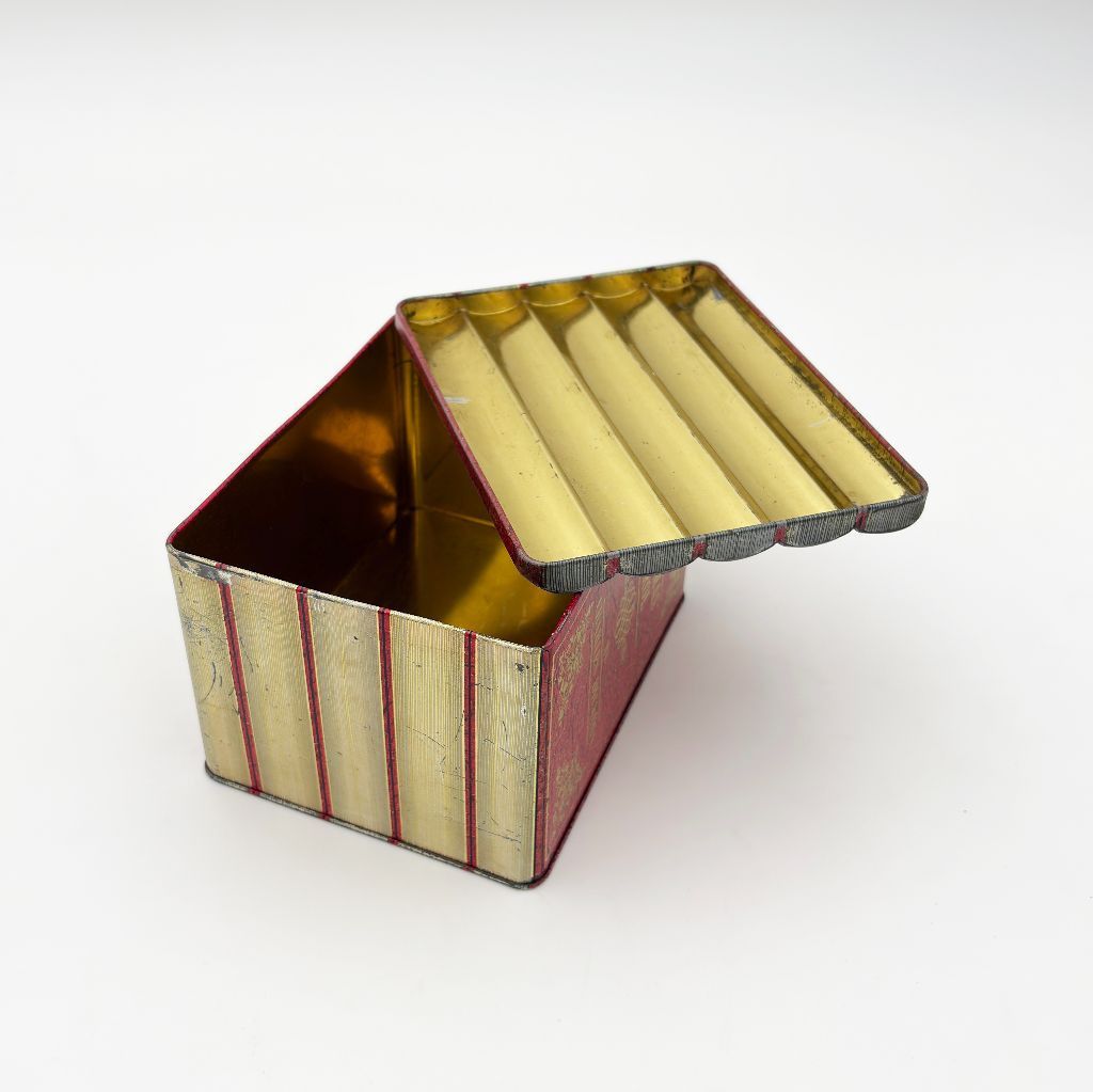 英国 ヴィンテージ 缶 メタル ボックス 本 ケース 年代物 小物入れ