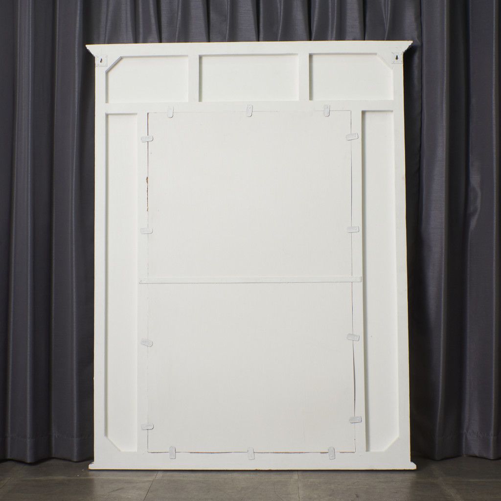 アンティーク ウォールミラー シャビー ペイント 壁掛け 鏡 大型