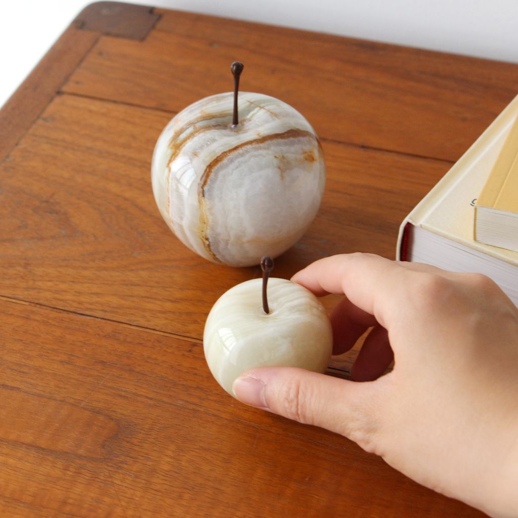 ストーン オブジェ Marble Apple ストライプ Small ペーパー