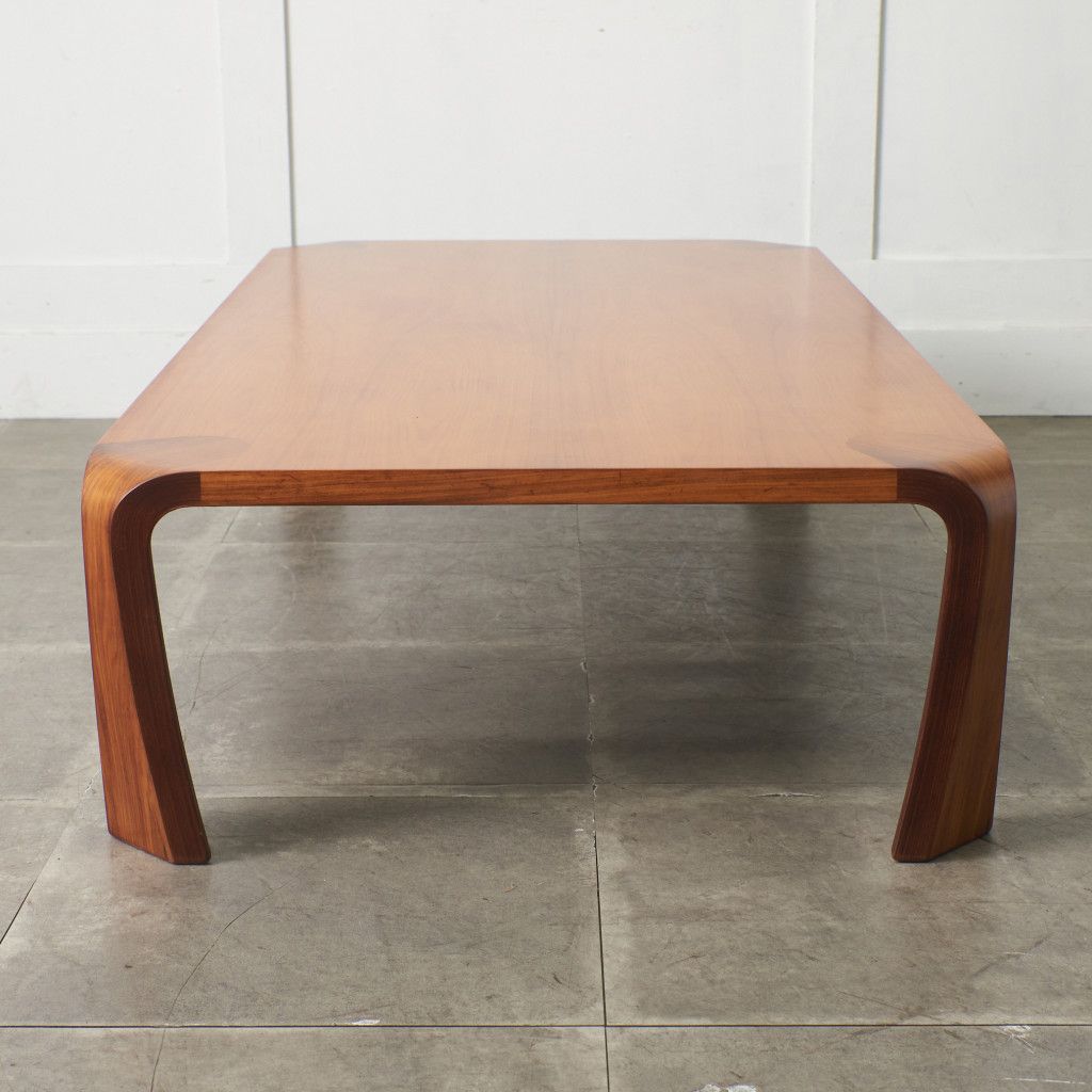 天童木工 座卓 ローテーブル ローズウッド 乾三郎 バチ脚 センター