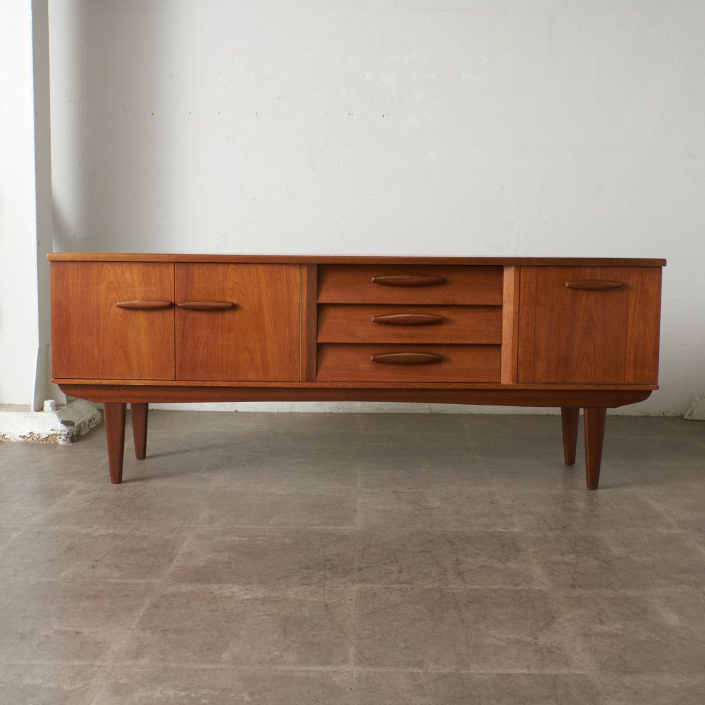 Jentique サイドボード 英国 ヴィンテージ ジェンティーク チーク 北欧