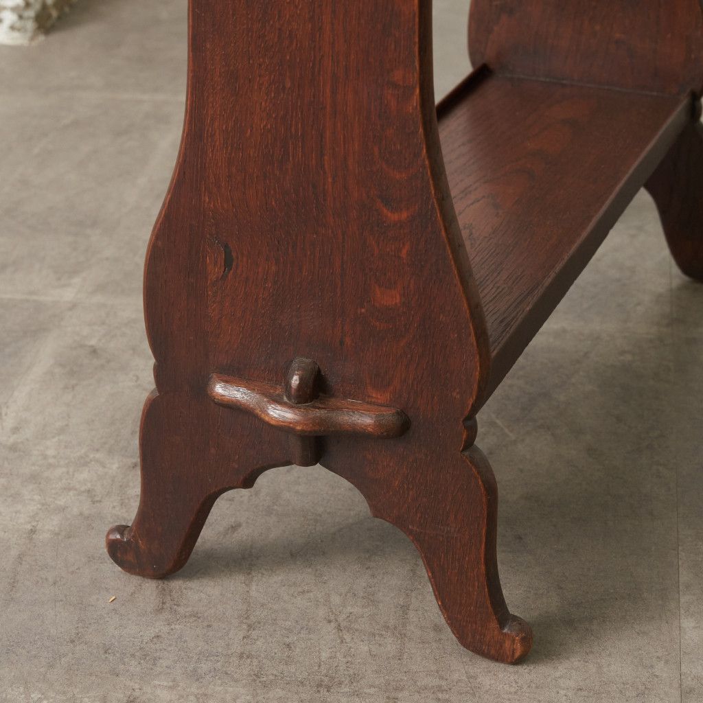 英国 アンティーク ブックスタンド ブックラック 本棚 アーツ アンド