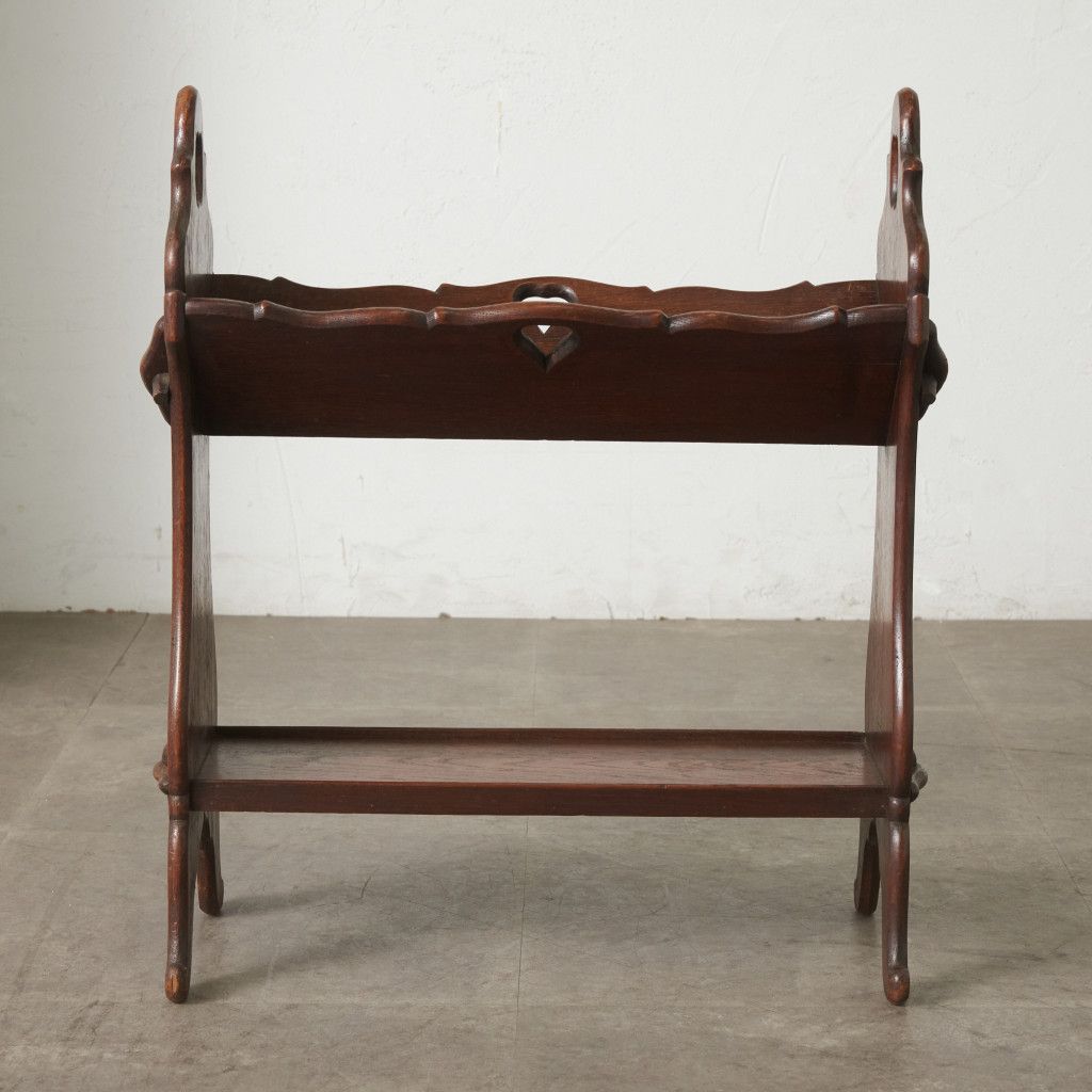 L3705-283 英国アンティーク ブックスタンド 本棚 収納 飾り棚 オーク 英国 アンティーク ブックスタンド ブックラック 本棚 アーツ アンド