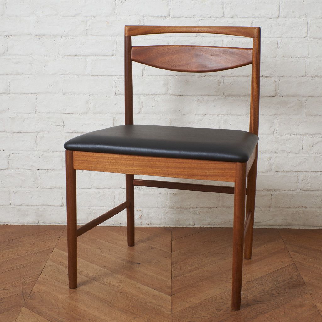 マッキントッシュ　中古　椅子 張替済 A.H. McINTOSH ダイニングチェア 英国 ヴィンテージ 椅子