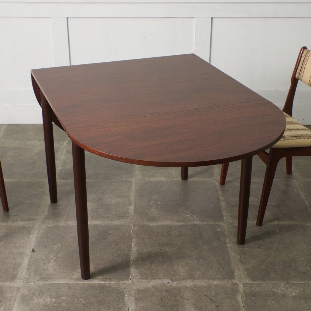 karf購入 デンマーク製 ビンテージ ドロップリーフ サイズテーブル