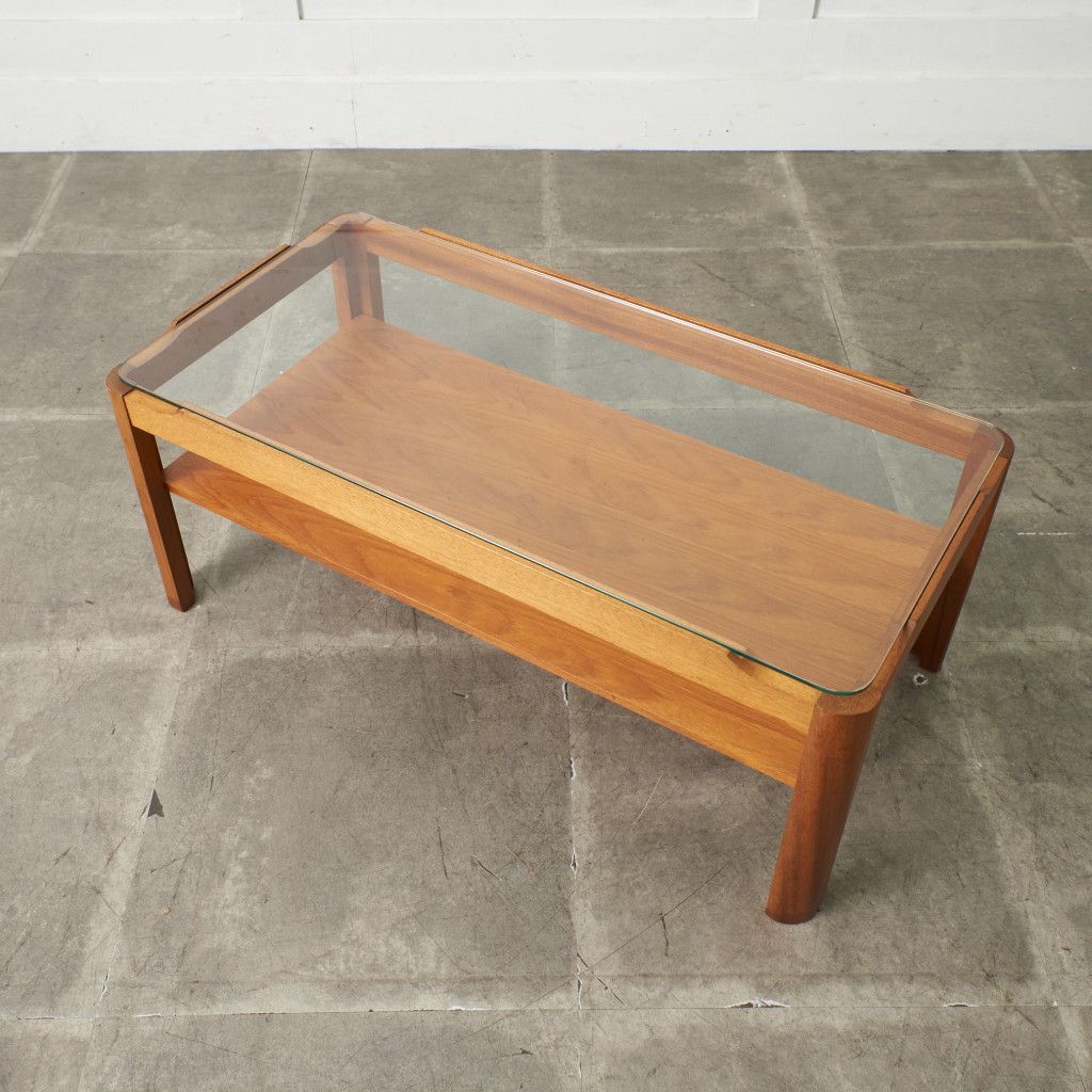 Myer メイヤー ヴィンテージ チーク ローテーブル コーヒーテーブル 棚付き ヴィンテージ コーヒーテーブル｜メイヤー myer – rocca rocca