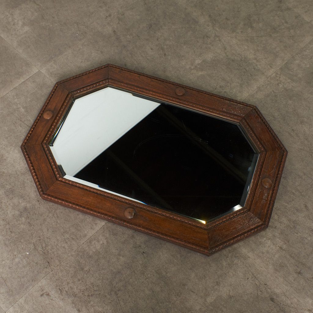 英国アンティークチークウォールミラー/木製壁掛け鏡/立鏡/姿見(91-249-1 英国アンティークチークウォールミラー/木製壁掛け鏡/立鏡/姿見(91-249-1