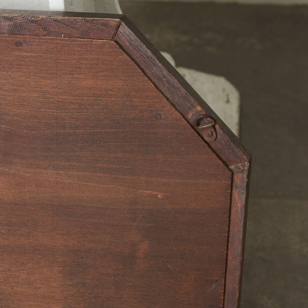 英国アンティークチークウォールミラー/木製壁掛け鏡/立鏡/姿見(91-249-1 英国アンティークチークウォールミラー/木製壁掛け鏡/立鏡/姿見(91-249-1