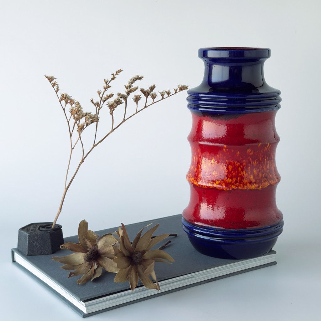 scheurich 　シューリッヒ　花瓶　フラワーベース　ドイツ 西ドイツ German Art Pottery ヴィンテージ フラワーベース Scheurich