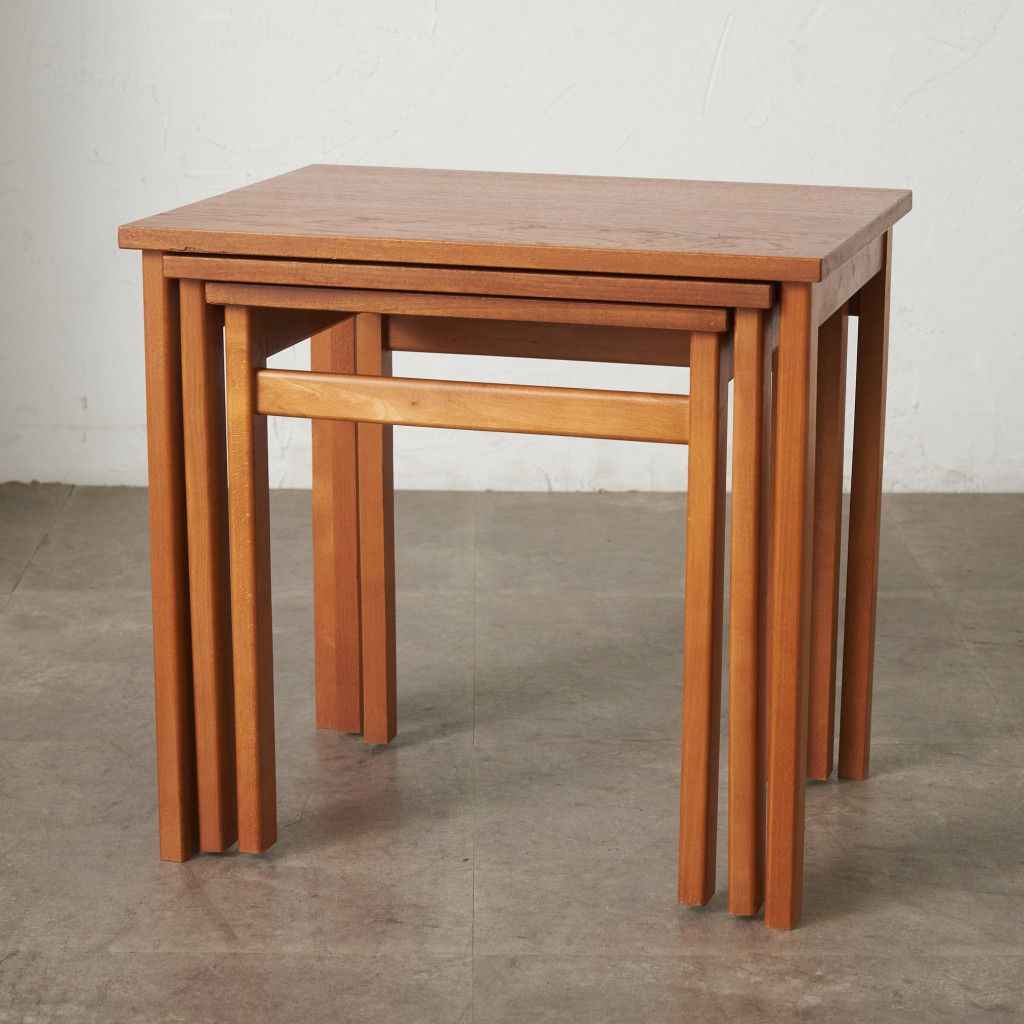 イギリス ヴィンテージ ネストテーブル 北欧 スタイル サイドテーブル