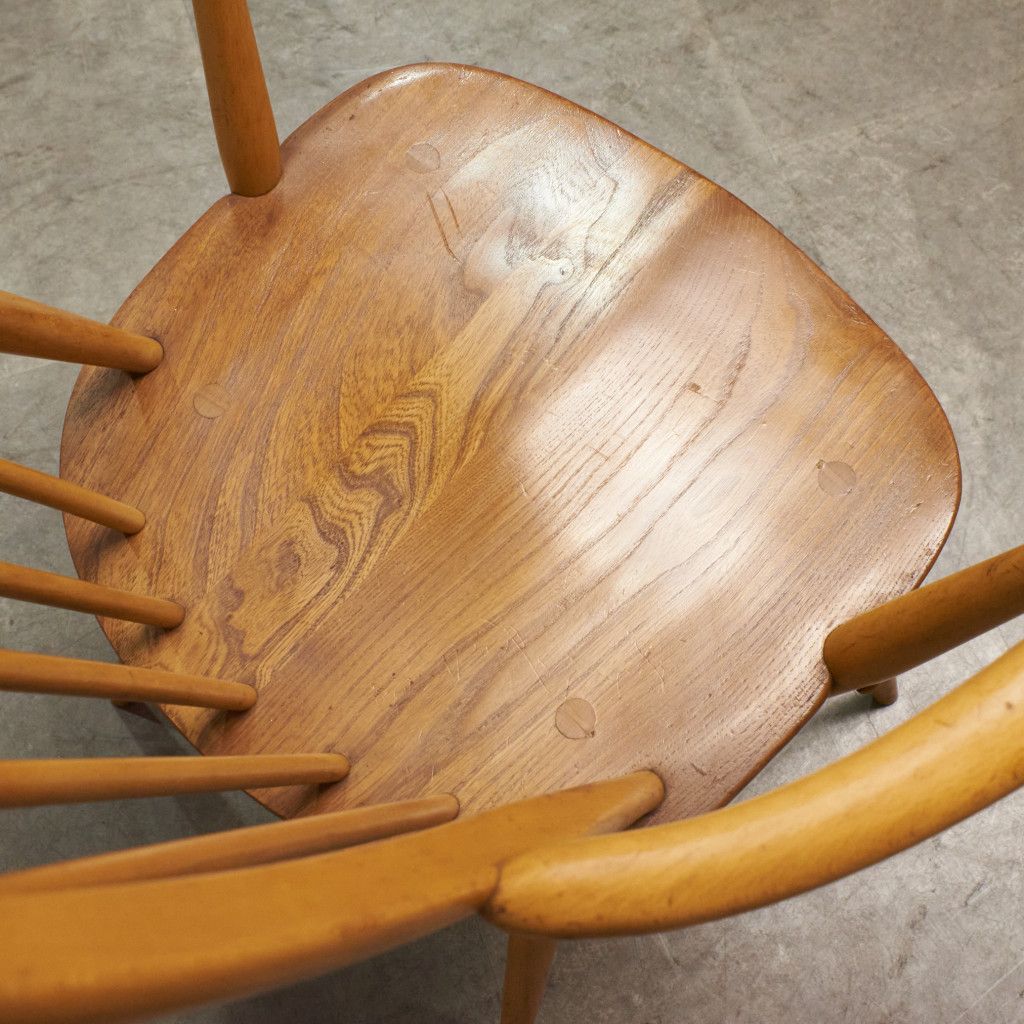 ercol クエーカーチェア ヴィンテージ 英国 アーコール ウィンザー