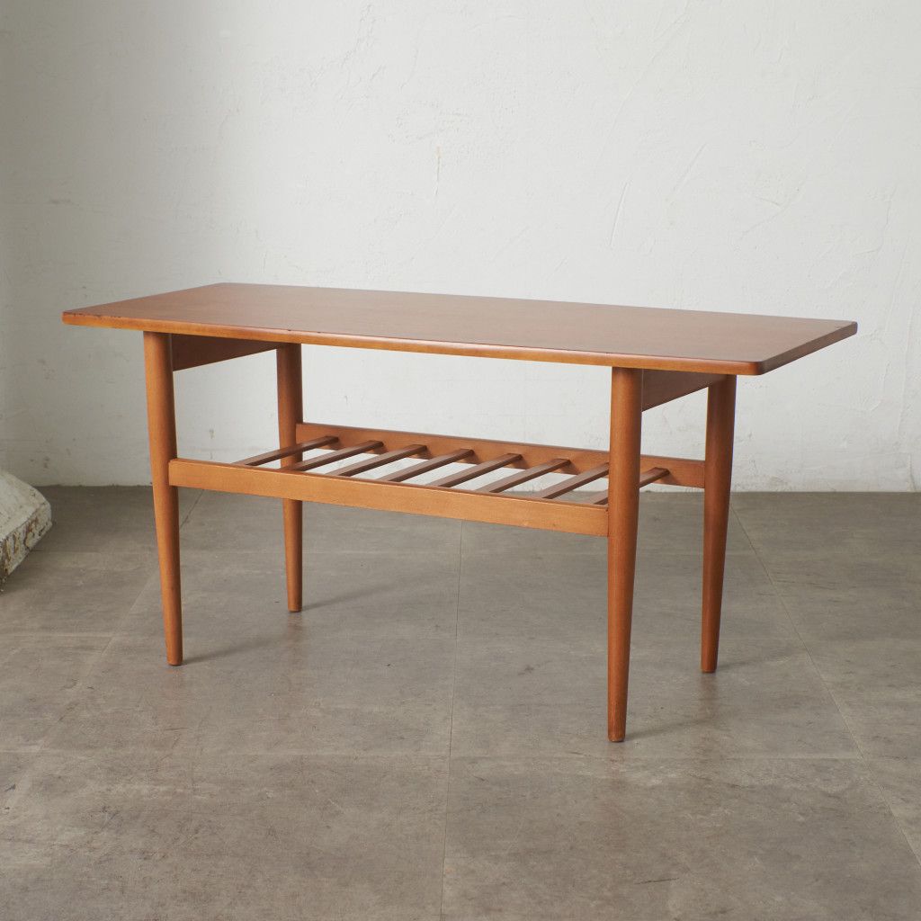 英国 ヴィンテージ センターテーブル ローテーブル チーク 北欧 モダン