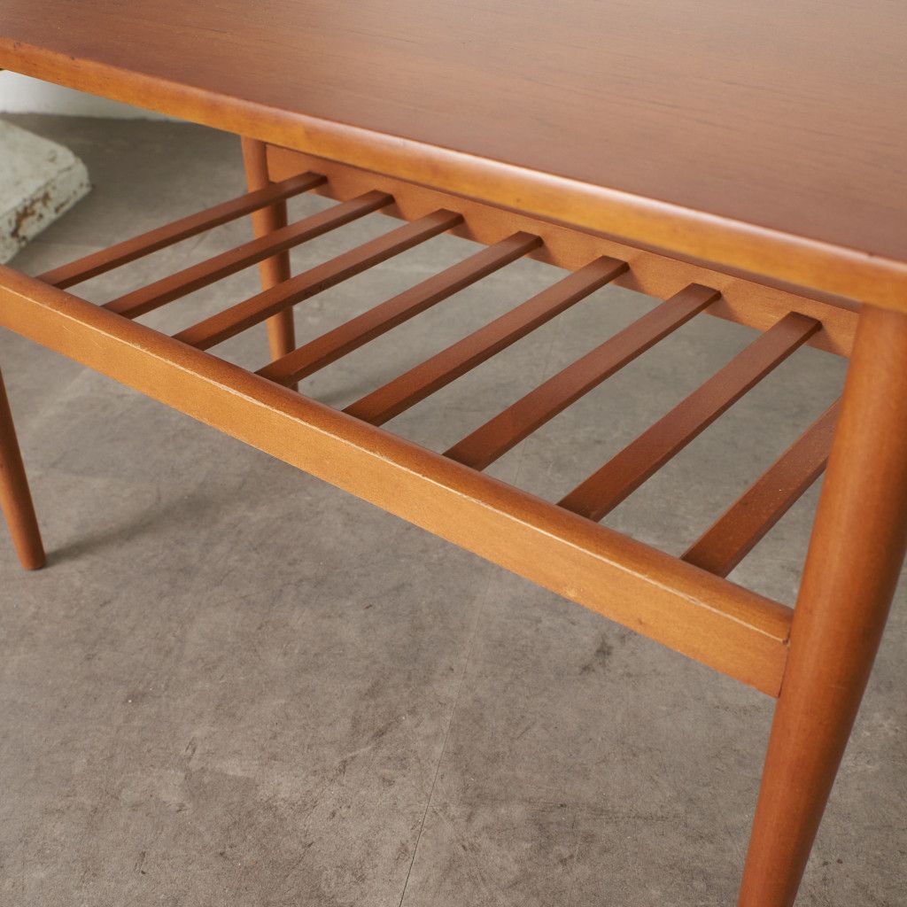 英国 ヴィンテージ センターテーブル ローテーブル チーク 北欧 モダン