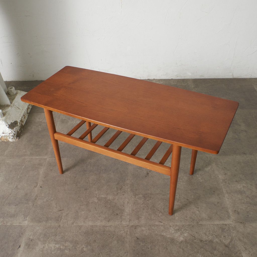 英国 ヴィンテージ センターテーブル ローテーブル チーク 北欧 モダン