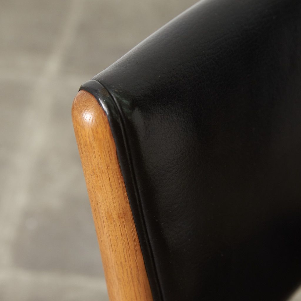 日進木工 Norfore ダイニングチェア オーク 本革 木製 椅子 北欧