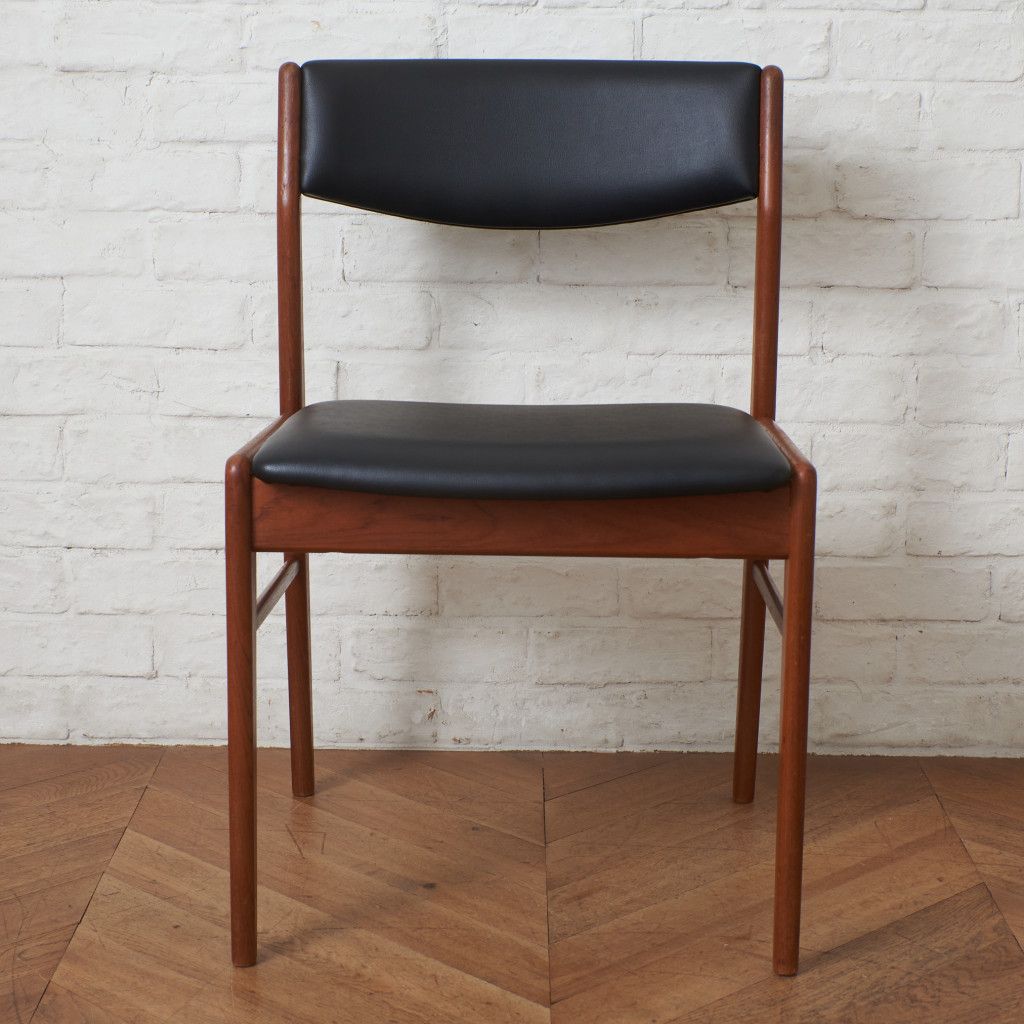 張替済 デンマーク ヴィンテージ ダイニングチェア 食卓 椅子 チーク