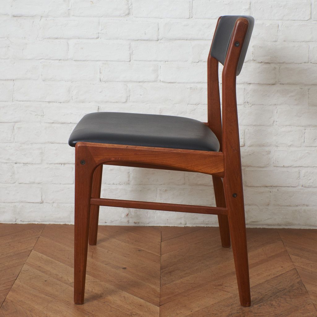 張替済 デンマーク ヴィンテージ ダイニングチェア 食卓 椅子 チーク