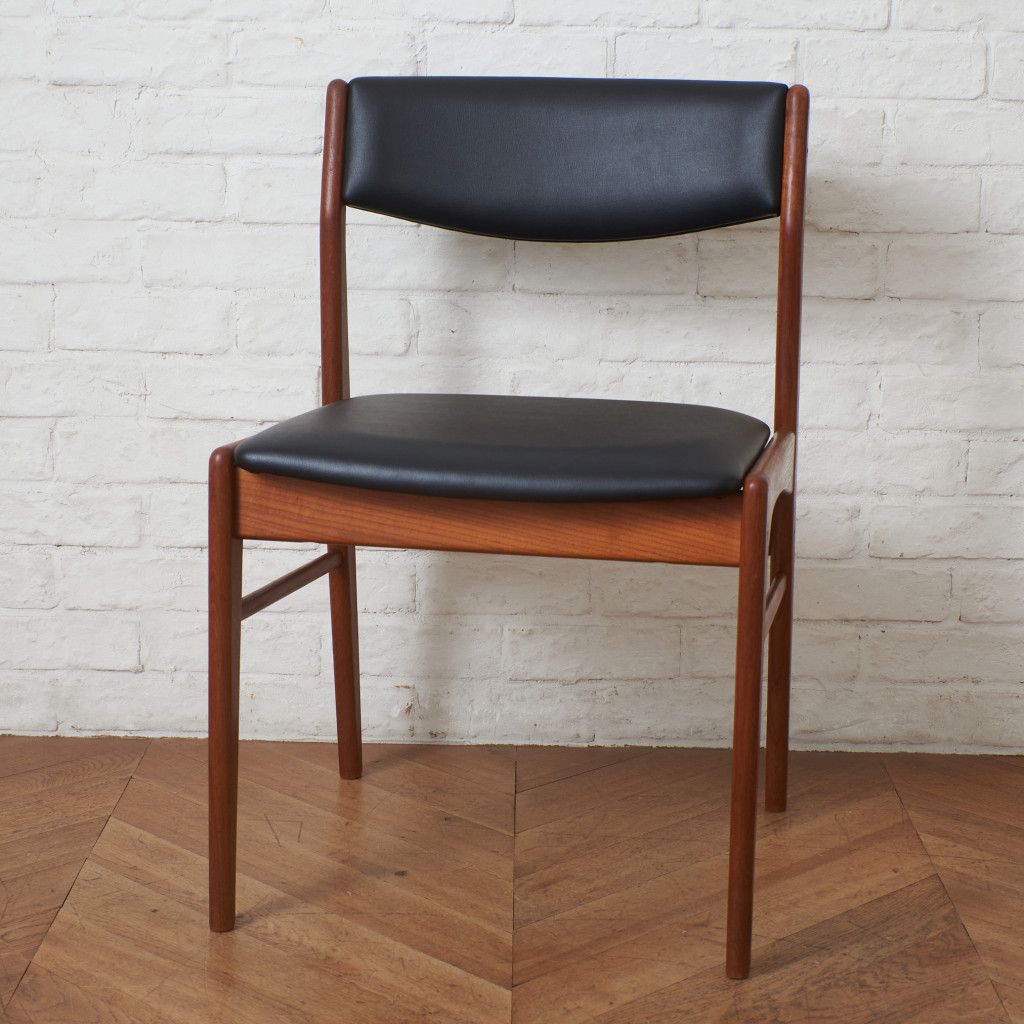 張替済 デンマーク ヴィンテージ ダイニングチェア 食卓 椅子 チーク