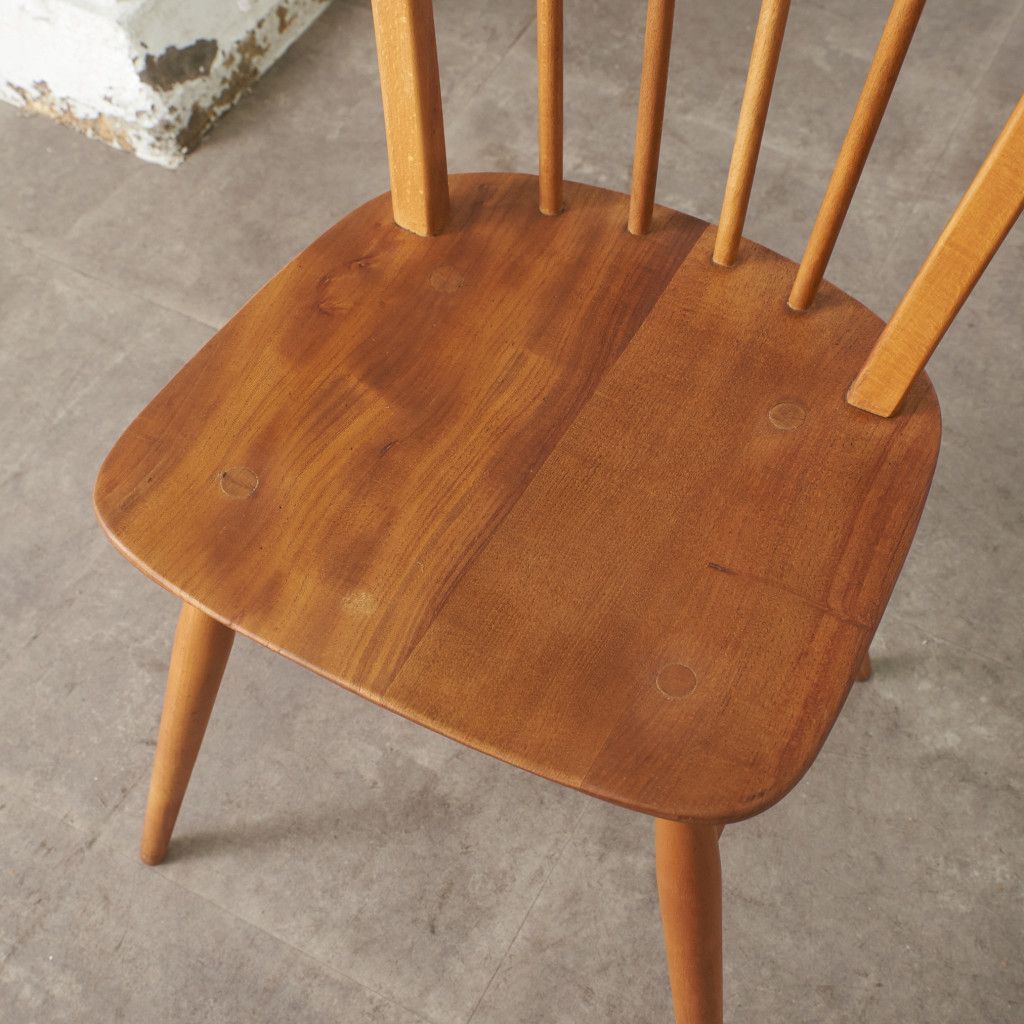 ercol フープバックチェア 4本 スポーク アーコール ダイニングチェア