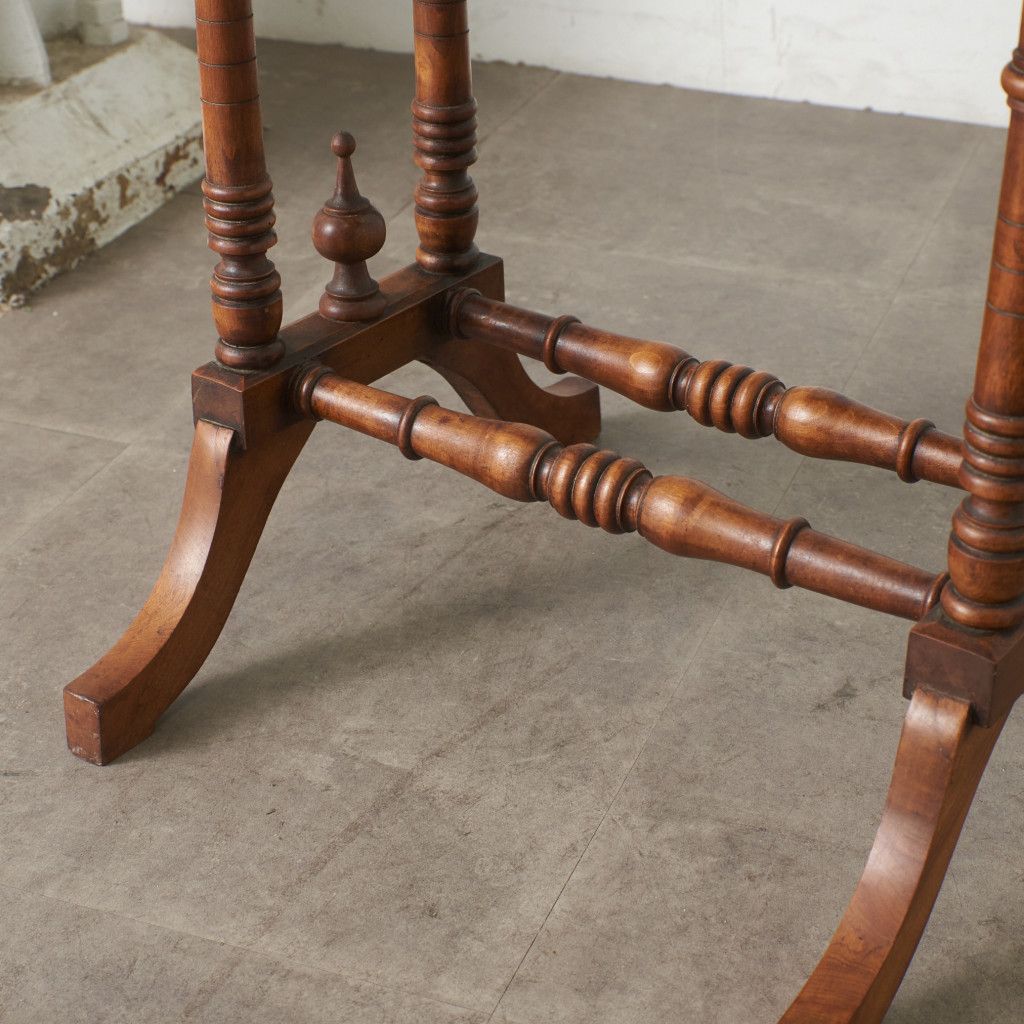 英国 アンティーク サイドテーブル 木彫刻 コンソール オケージョナル