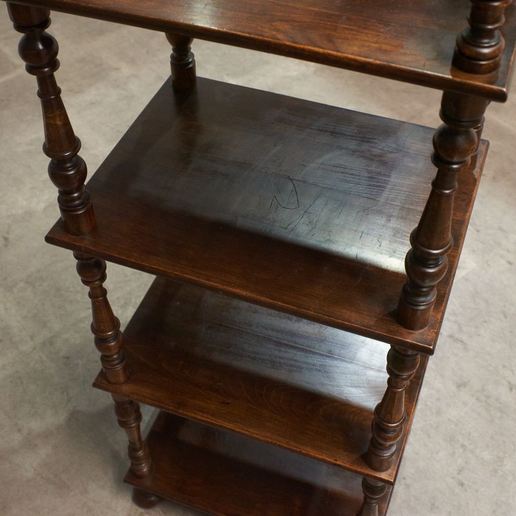 フランス アンティーク ナポレオン シェルフ 4段 オープンシェルフ