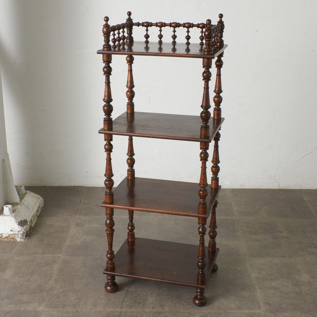 フランス アンティーク ナポレオン シェルフ 4段 オープンシェルフ