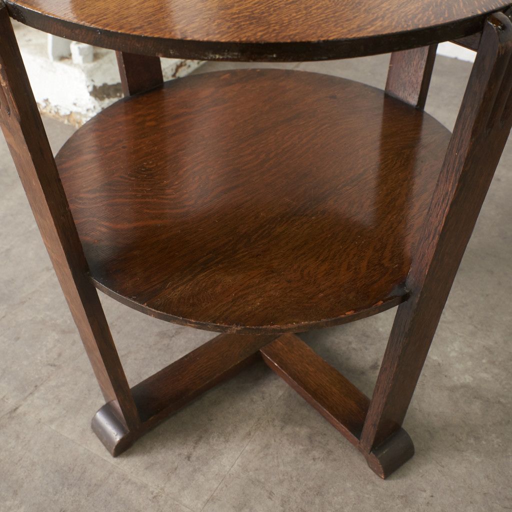 古家具ビンテージ品◾️木製無垢材 丸テーブル/ ラウンドテーブル 飾り台 花台 古家具ビンテージ品◾️木製無垢材 丸テーブル/ ラウンドテーブル 飾り