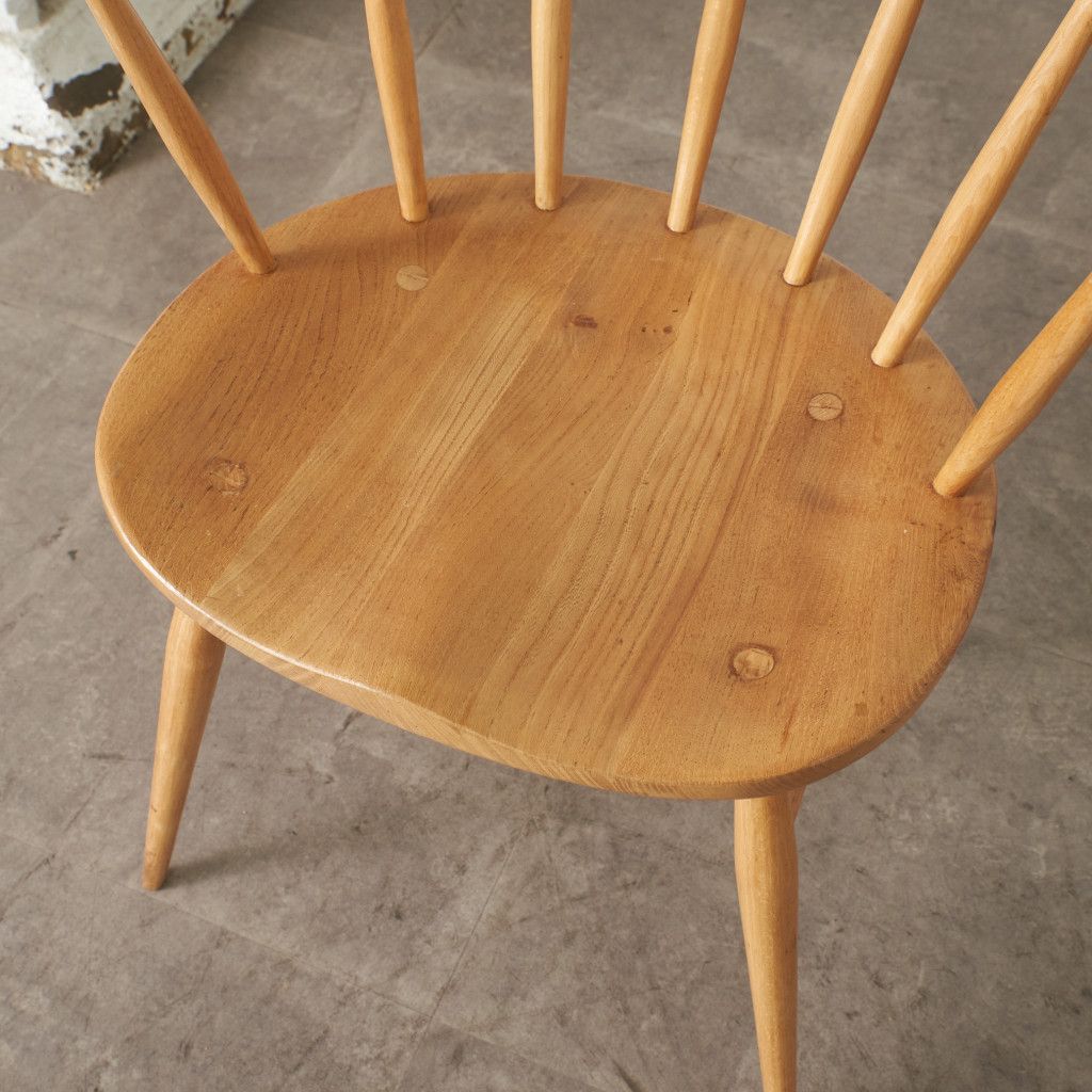 レア ERCOL 1950s カウホーン スモーカーズ チェア 英国 アーコール