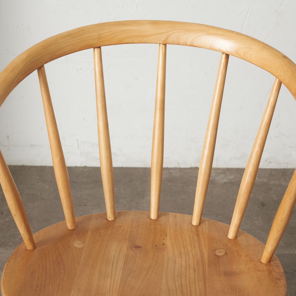 レア ERCOL 1950s カウホーン スモーカーズ チェア 英国 アーコール 