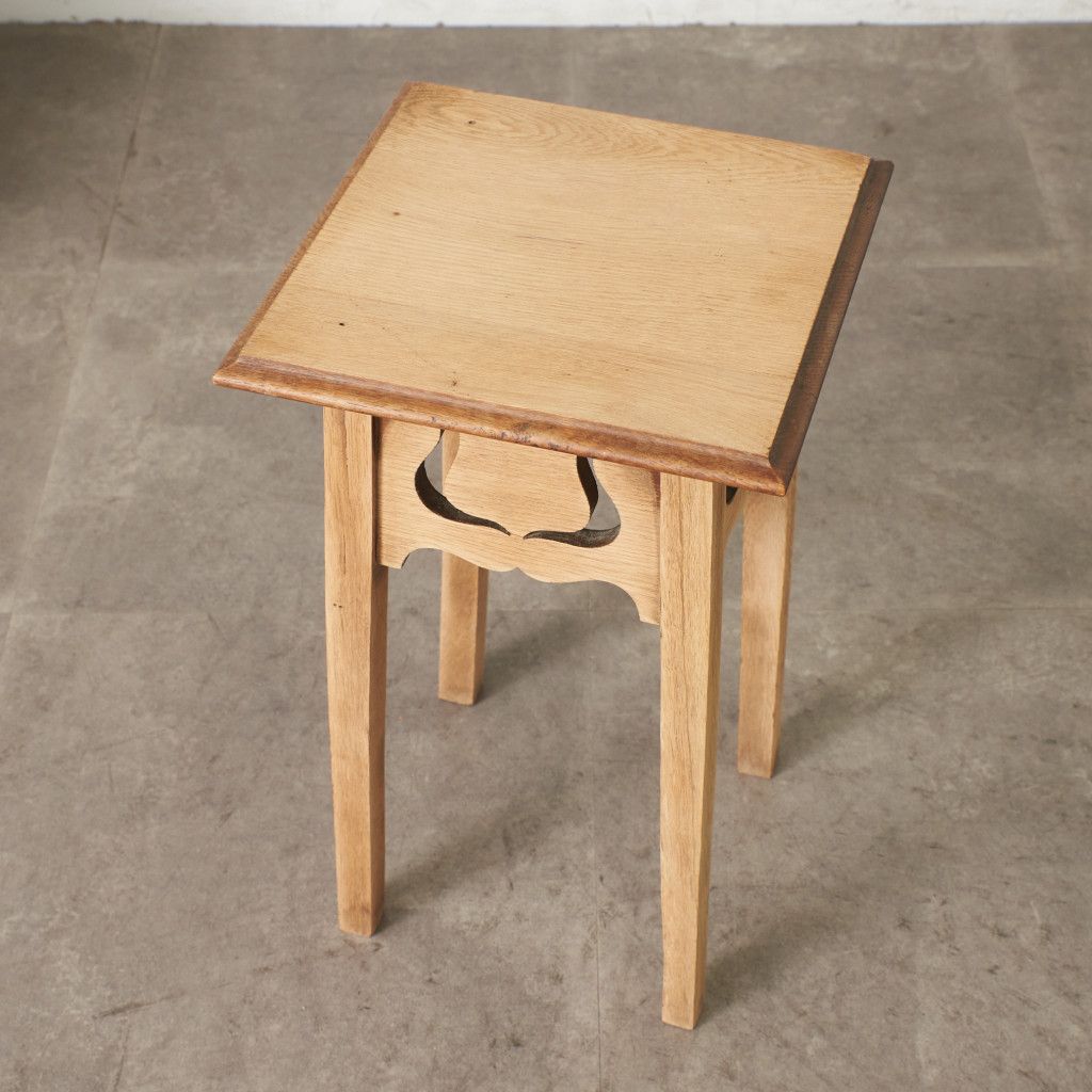 英国アンティーク　花台　サイドテーブル 英国 アンティーク サイドテーブル オーク 木製 フラワースタンド 花台